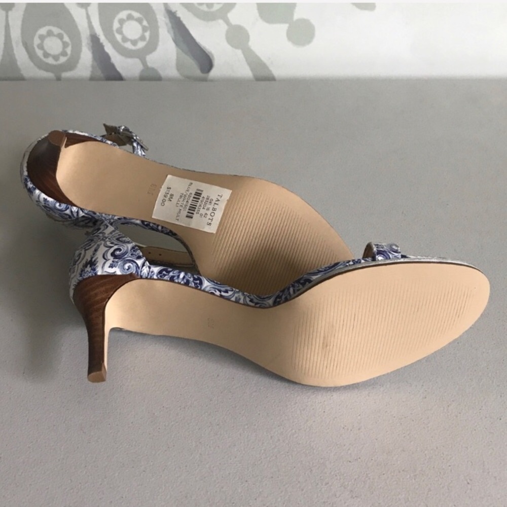 {Talbots} Trulli Ornate Tile Leather Sandals - Picture 7 of 8